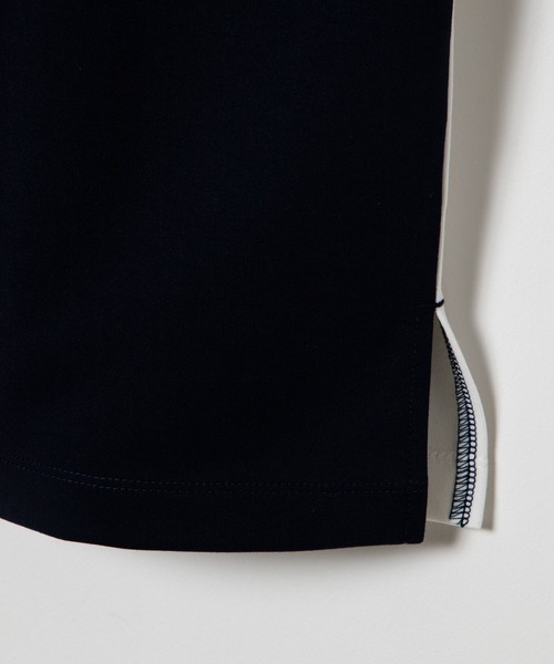 WEGO（ウィゴー）の「WEGO/ドルマンハーフジップ5分袖プルオーバー（Tシャツ/カットソー・メンズ・ホワイト/ベージュ・MEDIUM/LARGE）」の6枚目の写真