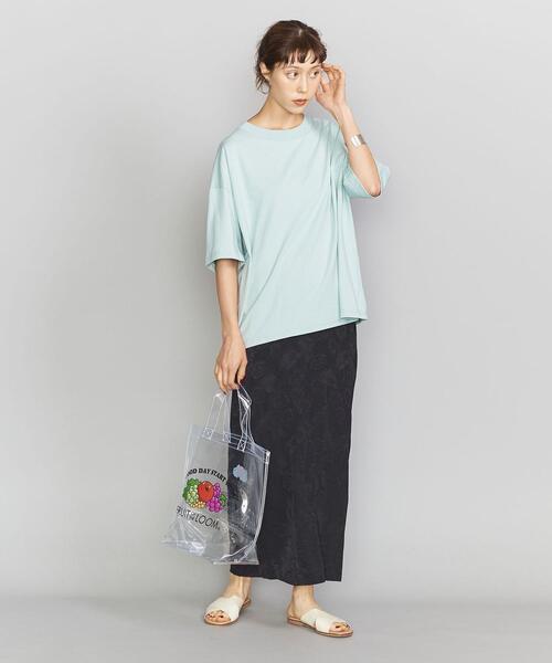 BEAUTY&YOUTH UNITED ARROWS（ビューティーアンドユースユナイテッドアローズ）の「BY リーフジャカードIラインマキシスカート  о（スカート・レディース・ネイビー/グレー/オレンジ系その他・LARGE/MEDIUM/SMALL）」の17枚目の写真