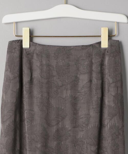 BEAUTY&YOUTH UNITED ARROWS（ビューティーアンドユースユナイテッドアローズ）の「BY リーフジャカードIラインマキシスカート  о（スカート・レディース・ネイビー/グレー/オレンジ系その他・LARGE/MEDIUM/SMALL）」の14枚目の写真