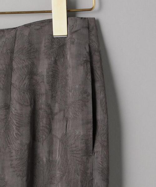 BEAUTY&YOUTH UNITED ARROWS（ビューティーアンドユースユナイテッドアローズ）の「BY リーフジャカードIラインマキシスカート  о（スカート・レディース・ネイビー/グレー/オレンジ系その他・LARGE/MEDIUM/SMALL）」の13枚目の写真