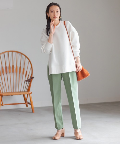 ADAM ET ROPE'（アダムエロペ）の「＜洗える＞スリムスラックス（スラックス・レディース・グリーン系その他/ブルー/ラベンダー/ピンク/ダークブラウン・34/36/38）」の10枚目の写真