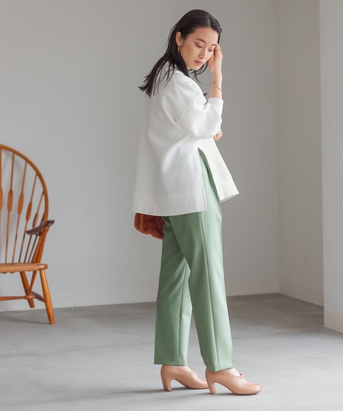 ADAM ET ROPE'（アダムエロペ）の「＜洗える＞スリムスラックス（スラックス・レディース・グリーン系その他/ブルー/ラベンダー/ピンク/ダークブラウン・34/36/38）」の11枚目の写真