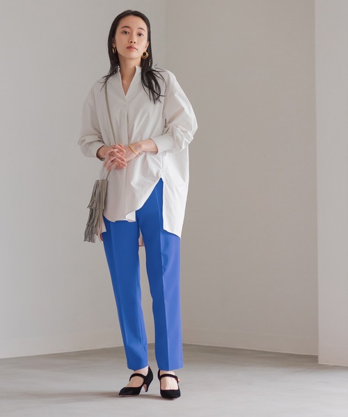 ADAM ET ROPE'（アダムエロペ）の「＜洗える＞スリムスラックス（スラックス・レディース・グリーン系その他/ブルー/ラベンダー/ピンク/ダークブラウン・34/36/38）」の12枚目の写真