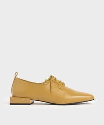 CHARLES & KEITH | スクエアトゥ ダービーシューズ / Square Toe Derby Shoes(ドレスシューズ)