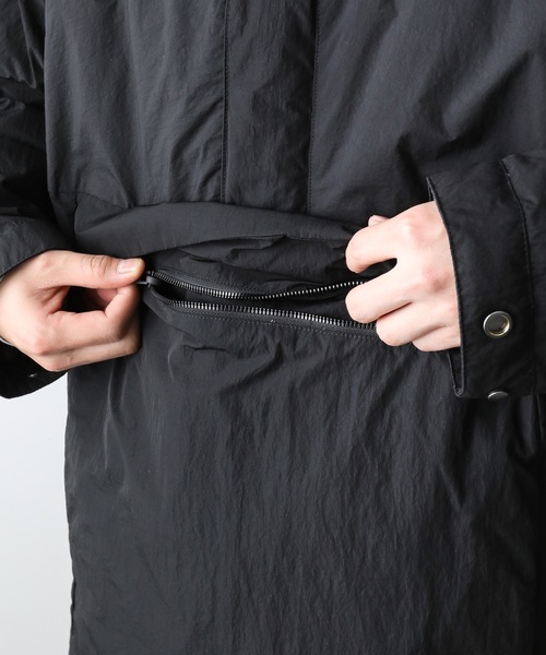 ATTACHMENT（アタッチメント）の「塩縮タスランナイロンタフタ パッカブルプルオーバーライトダウンブルゾン（ダウンジャケット/コート・メンズ・ダークグレー/ライトグレー/ブラック・1/2/3）」の19枚目の写真