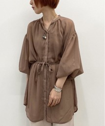 apres jour mignon | シアー楊柳ブラウス【ZOZOTOWN限定アイテム】(シャツ/ブラウス)