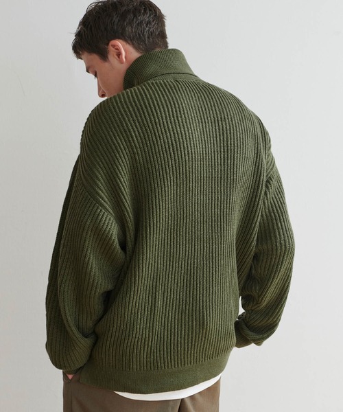 MONO-MART（モノマート）の「オーバーサイズ タートルネックニット プルオーバーニット アソートTYPE（ニット/セーター・メンズ・グリーン系その他2/ダークブラウン/ブラック系その他/ナチュラル/オフホワイト/ブラック系その他2/グレイッシュベージュ/ブラウン系その他/グリーン系その他/ホワイト系その他/ブラック系その他3/グレー系その他/ブルー系その他/ベージュ系その他4/ブラウン系その他2/ベージュ系その他2/ベージュ系その他3/ベージュ/オレンジ系その他2/ベージュ系その他/オレンジ系その他/ブルー系その他2・L/M）」の18枚目の写真