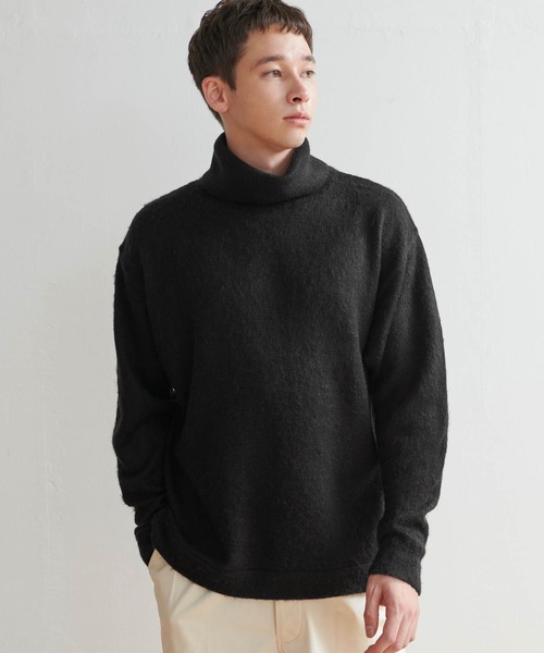 MONO-MART（モノマート）の「オーバーサイズ タートルネックニット プルオーバーニット アソートTYPE（ニット/セーター・メンズ・グリーン系その他2/ダークブラウン/ブラック系その他/ナチュラル/オフホワイト/ブラック系その他2/グレイッシュベージュ/ブラウン系その他/グリーン系その他/ホワイト系その他/ブラック系その他3/グレー系その他/ブルー系その他/ベージュ系その他4/ブラウン系その他2/ベージュ系その他2/ベージュ系その他3/ベージュ/オレンジ系その他2/ベージュ系その他/オレンジ系その他/ブルー系その他2・L/M）」の7枚目の写真