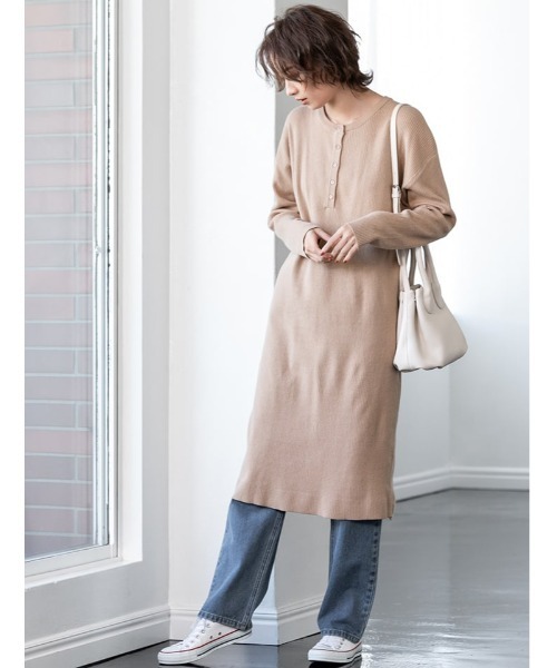 セール ヘンリーネックロングニットワンピース ワンピース Fifth フィフス のファッション通販 Zozotown