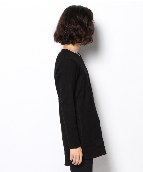 Lui's（ルイス）の「Lui's ロングサーマルカットソー（Tシャツ/カットソー・メンズ・ブラック/ホワイト・MEDIUM/SMALL）」の5枚目の写真