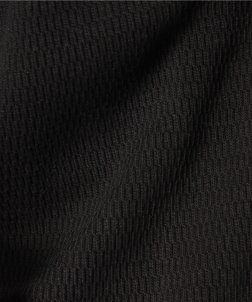 Lui's（ルイス）の「Lui's ロングサーマルカットソー（Tシャツ/カットソー・メンズ・ブラック/ホワイト・MEDIUM/SMALL）」の3枚目の写真