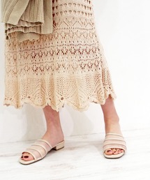 byあしながおじさん | スクエアミュールサンダル / byあしながおじさん(サンダル)