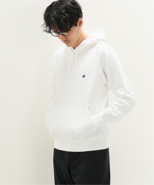 Champion(チャンピオン)の「【Champion / チャンピオン】PULLOVER SWEATSHIRT(パーカー・メンズ・ブルー系その他/ブラック/ホワイト/オレンジ系その他・MEDIUM/X-LARGE/LARGE)」の2枚目の写真