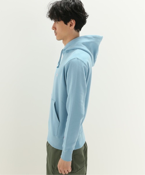 Champion(チャンピオン)の「【Champion / チャンピオン】PULLOVER SWEATSHIRT(パーカー・メンズ・ブルー系その他/ブラック/ホワイト/オレンジ系その他・MEDIUM/X-LARGE/LARGE)」の5枚目の写真