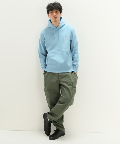Champion(チャンピオン)の「【Champion / チャンピオン】PULLOVER SWEATSHIRT(パーカー・メンズ・ブルー系その他/ブラック/ホワイト/オレンジ系その他・MEDIUM/X-LARGE/LARGE)」の8枚目の写真