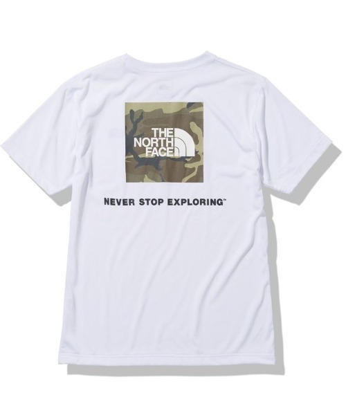 THE NORTH FACE（ザノースフェイス）の「THE NORTH FACE/ノースフェイス ショートスリーブスクエアカモフラージュTシャツ NT32158（Tシャツ/カットソー・メンズ・ホワイト/カーキ/ブラウン/ブラック/グレー/ホワイト系その他・L/XXL/S/XL/M）」の2枚目の写真