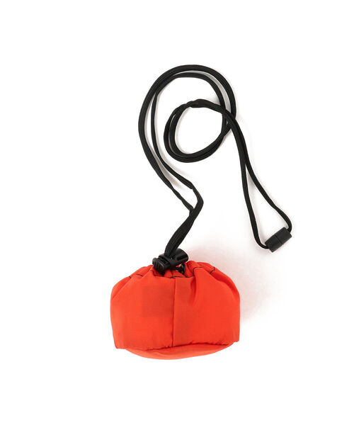 B:MING by BEAMS（ビーミングバイビームス）の「MIS x B:MING by BEAMS / 別注 ドローストリングポーチ（ボディバッグ/ウエストポーチ・メンズ・ブラック/グレー/オレンジ/タン・FREE）」の14枚目の写真