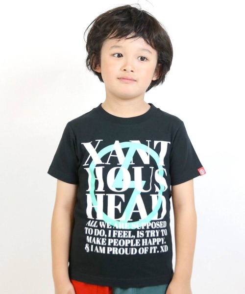XD(エックスディ)の「Intersect-T(Tシャツ/カットソー・キッズ・ブラック/ホワイト・140cm/150cm/120cm/160cm/130cm)」の2枚目の写真