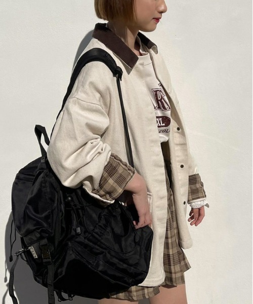apres jour(アプレジュール)の「ハンティングジャケット【ZOZOTOWN限定アイテム】(その他アウター・レディース・アイボリー/ベージュ・X-LARGE/フリー)」の3枚目の写真