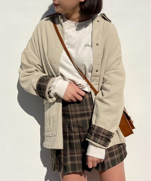 apres jour(アプレジュール)の「ハンティングジャケット【ZOZOTOWN限定アイテム】(その他アウター・レディース・アイボリー/ベージュ・X-LARGE/フリー)」の19枚目の写真