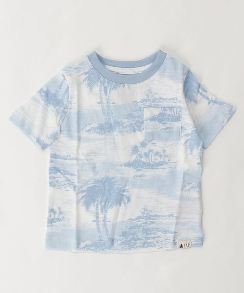 GAP（ギャップ）の「オーガニック ミックス＆マッチ Tシャツ (幼児)（Tシャツ/カットソー・キッズ・ネイビー/マルチ/ライトブルー/ブルー/ブルー系その他/ブルー系その他2/その他・12-18M/18-24M/2 YRS/3 YRS/4 YRS/5 YRS）」の12枚目の写真