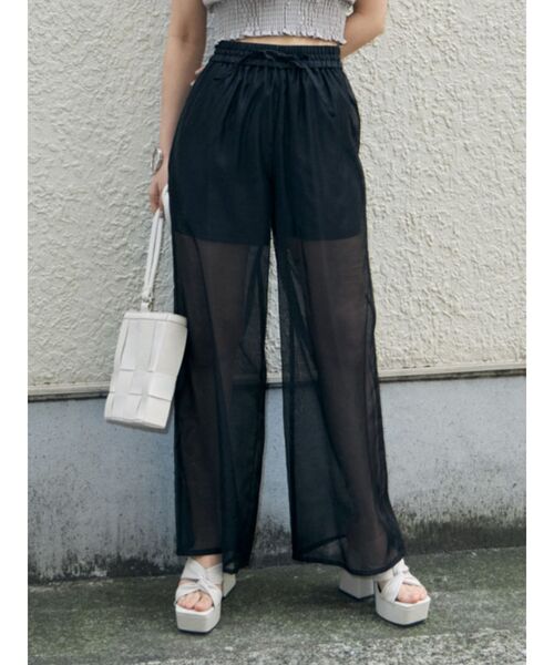 EMODA(エモダ)の「エアリールーズパンツ(その他パンツ・レディース・ブラック/パープル/その他/その他1・FREE)」の1枚目の写真