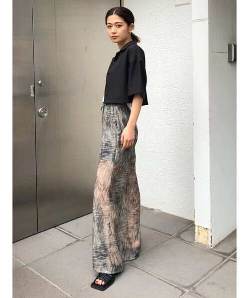 EMODA(エモダ)の「エアリールーズパンツ(その他パンツ・レディース・ブラック/パープル/その他/その他1・FREE)」の8枚目の写真