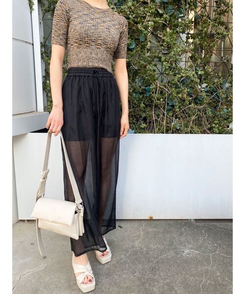 EMODA(エモダ)の「エアリールーズパンツ(その他パンツ・レディース・ブラック/パープル/その他/その他1・FREE)」の11枚目の写真