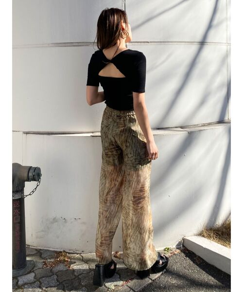 EMODA(エモダ)の「エアリールーズパンツ(その他パンツ・レディース・ブラック/パープル/その他/その他1・FREE)」の15枚目の写真