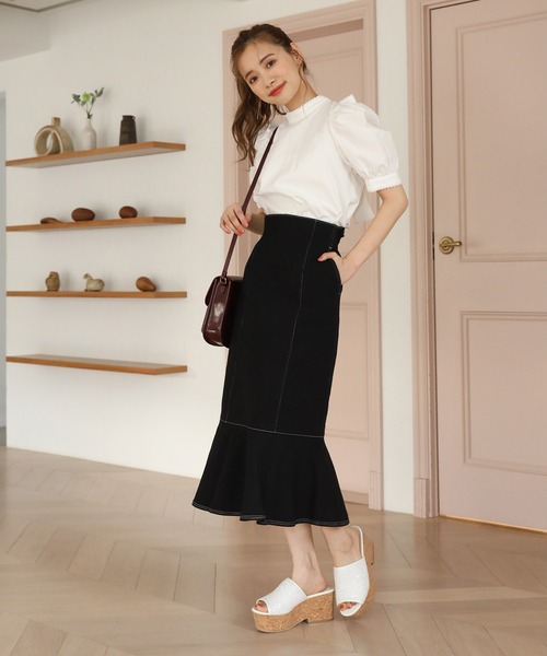 one after another NICE CLAUP（ワンアフターアナザーナイスクラップ）の「コルク厚底サンダル（サンダル・レディース・ホワイト系その他/ラメ・M/S/L/LL）」の20枚目の写真