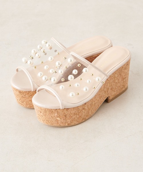 one after another NICE CLAUP（ワンアフターアナザーナイスクラップ）の「コルク厚底サンダル（サンダル・レディース・ホワイト系その他/ラメ・M/S/L/LL）」の14枚目の写真