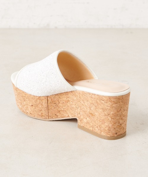 one after another NICE CLAUP（ワンアフターアナザーナイスクラップ）の「コルク厚底サンダル（サンダル・レディース・ホワイト系その他/ラメ・M/S/L/LL）」の21枚目の写真