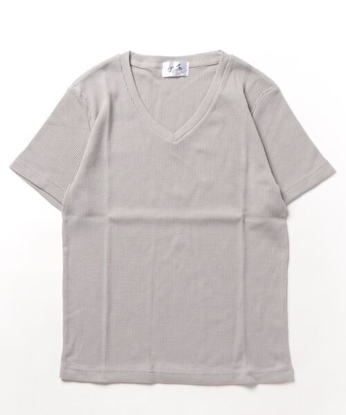 IO（イオ）（イオ）の「【RDS】サーマル半袖VネックTシャツ（Tシャツ