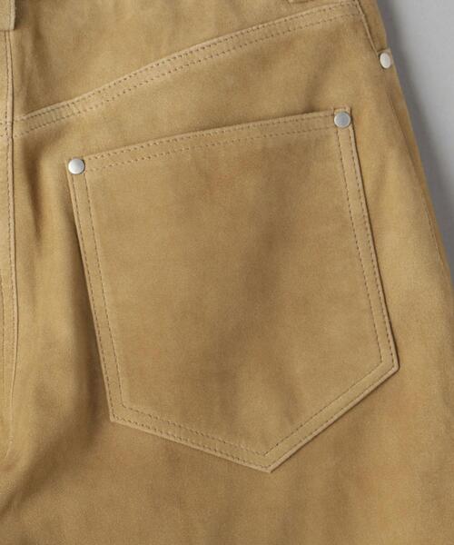 INSCRIRE（アンスクリア）の「＜INSCRIRE＞スウェードショートパンツ Ψ