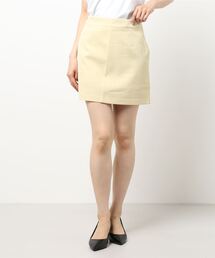 Aライン ハイウエスト ミニスカート