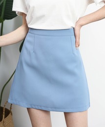 Aライン　ハイウエスト　ミニスカート
