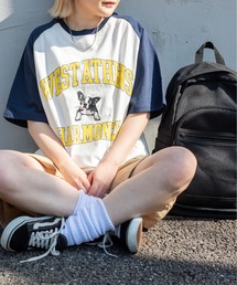 WEGO | WEGO/ラグラングラフィックビッグシルエットTシャツ(Tシャツ/カットソー)