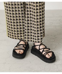 AZUL by moussy | CORD CROSS SANDALS/コードクロスサンダル(サンダル)