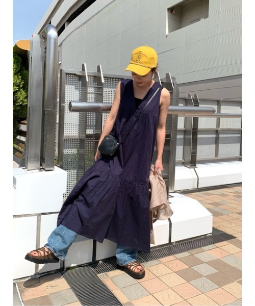 AZUL by moussy(アズールバイマウジー)の「CORD CROSS SANDALS/コードクロスサンダル(サンダル・レディース・ブラック/カーキ・MEDIUM/LARGE/SMALL)」の16枚目の写真