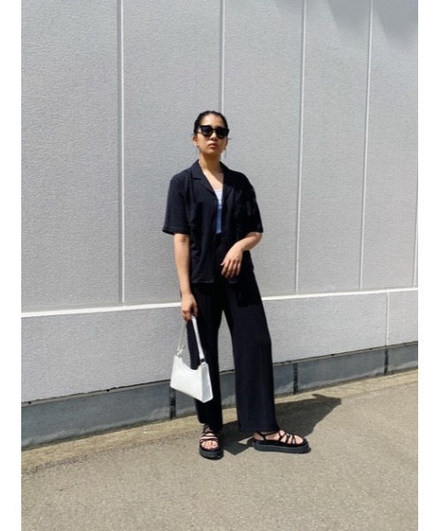 AZUL by moussy(アズールバイマウジー)の「CORD CROSS SANDALS/コードクロスサンダル(サンダル・レディース・ブラック/カーキ・MEDIUM/LARGE/SMALL)」の20枚目の写真