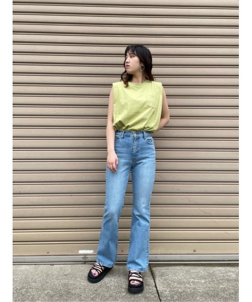 AZUL by moussy(アズールバイマウジー)の「CORD CROSS SANDALS/コードクロスサンダル(サンダル・レディース・ブラック/カーキ・MEDIUM/LARGE/SMALL)」の22枚目の写真