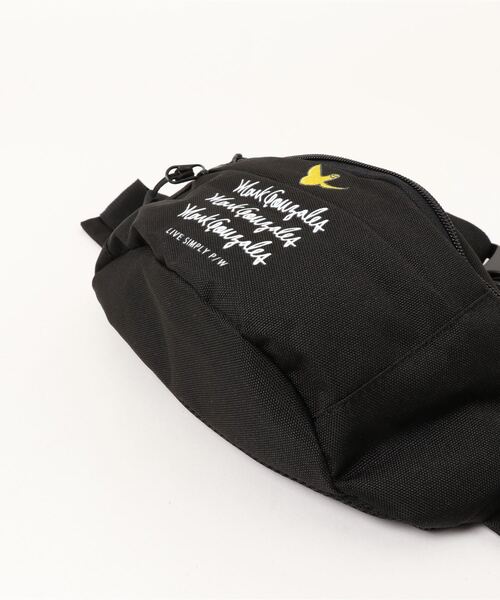 Mark Gonzales（マーク・ゴンザレス）の「【Mark Gonzales】ロゴ刺繍ウエストバッグ（ボディバッグ/ウエストポーチ・メンズ・ブラック/ブラック系その他/ベージュ・FREE）」の5枚目の写真