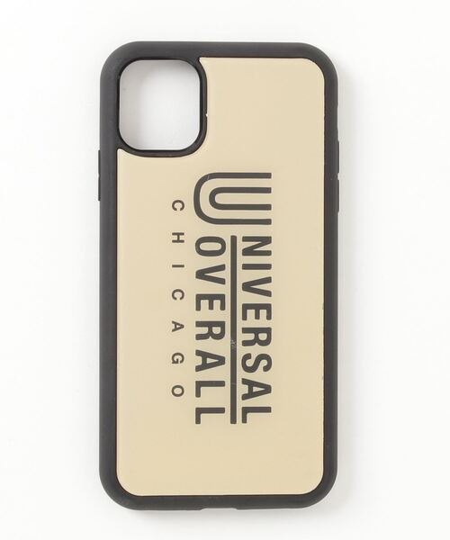 UNIVERSAL OVERALL（ユニバーサルオーバーオール）の「【UNIVERSAL OVERALL】iPhoneケース ロゴデザイン for11/XR UV002MD（スマホケース/カバー・メンズ・ホワイト/ベージュ/カーキ/オレンジ・FREE）」の2枚目の写真