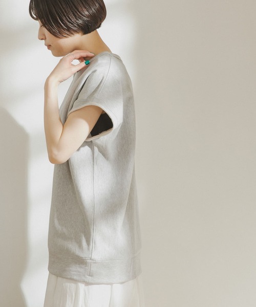 FORK&SPOON（フォークアンドスプーン）の「FORK&SPOON　裏毛ノースリーブスウェット（Tシャツ/カットソー・レディース・グレー/ブルー・ONE）」の16枚目の写真