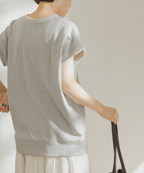 FORK&SPOON（フォークアンドスプーン）の「FORK&SPOON　裏毛ノースリーブスウェット（Tシャツ/カットソー・レディース・グレー/ブルー・ONE）」の13枚目の写真