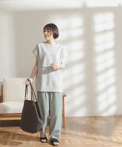 FORK&SPOON（フォークアンドスプーン）の「FORK&SPOON　裏毛ノースリーブスウェット（Tシャツ/カットソー・レディース・グレー/ブルー・ONE）」の20枚目の写真