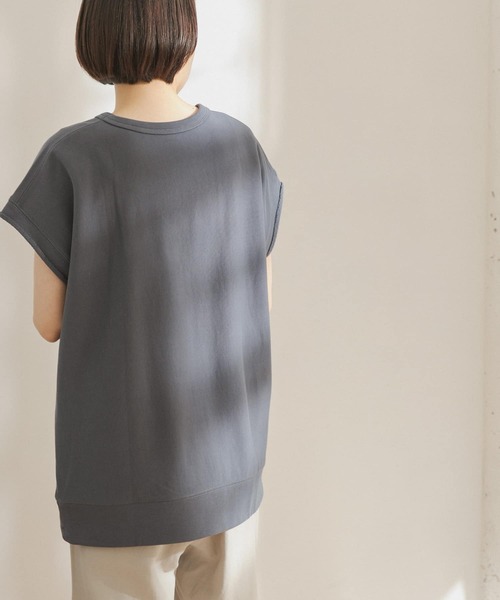 FORK&SPOON（フォークアンドスプーン）の「FORK&SPOON　裏毛ノースリーブスウェット（Tシャツ/カットソー・レディース・グレー/ブルー・ONE）」の21枚目の写真