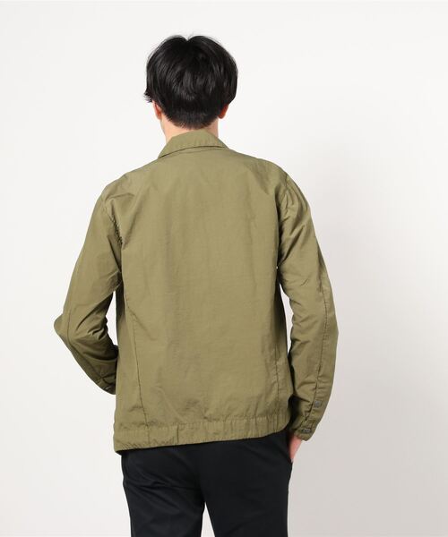 TRANSIT(トランジット)の「TRANSIT/トランジット/ウォッシャブルナイロンブルゾン(ブルゾン・メンズ・カーキ・MEDIUM/LARGE)」の2枚目の写真