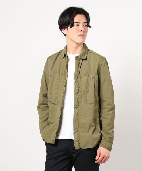 TRANSIT(トランジット)の「TRANSIT/トランジット/ウォッシャブルナイロンブルゾン(ブルゾン・メンズ・カーキ・MEDIUM/LARGE)」の5枚目の写真