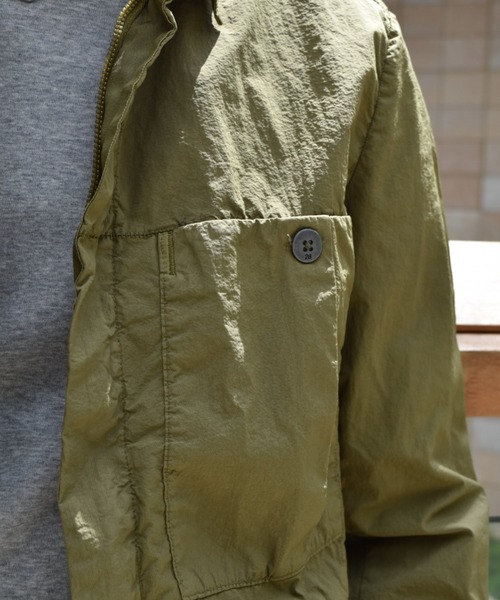 TRANSIT(トランジット)の「TRANSIT/トランジット/ウォッシャブルナイロンブルゾン(ブルゾン・メンズ・カーキ・MEDIUM/LARGE)」の7枚目の写真